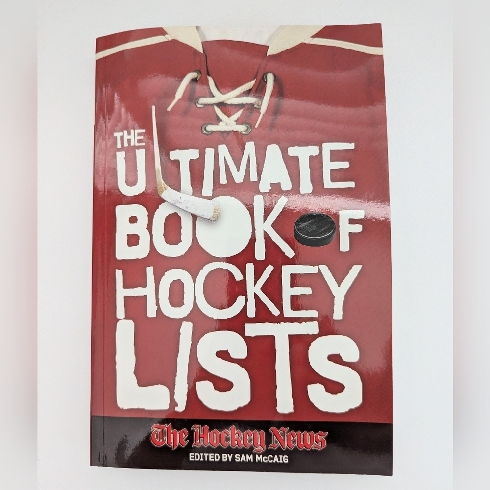 The Ultimate Book of Hockey Lists Paperback Book - Picture 1 of 4